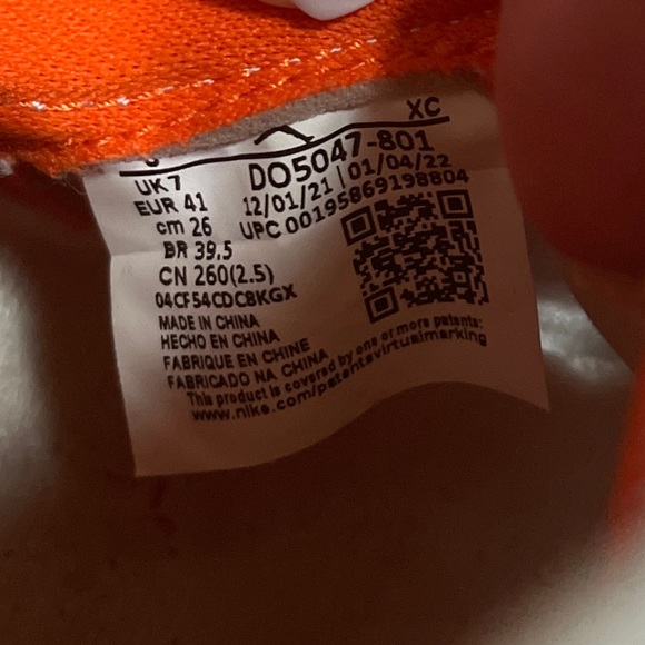 Air Jordan 1 KO High ‘Syracuse’, size UK 7 - Picture 3 of 5